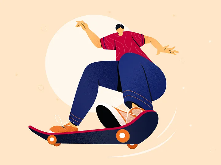 Man Skating